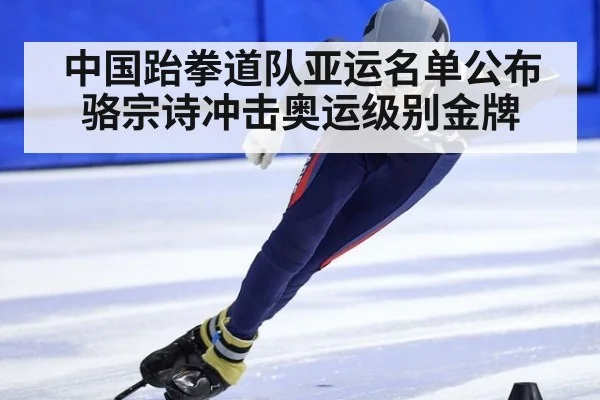 中国跆拳道队亚运名单公布 骆宗诗冲击奥运级别金牌